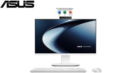 ASUS 24 AIO DESKTOP V440VA-KWPC013WS CORE 3 100U (8GB/512GB/INTELUHD/W11/MS) - WHITE