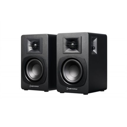 AUDIO TECHNICA AT-SP3X POWERED BOOKSHELF SPEAKERS