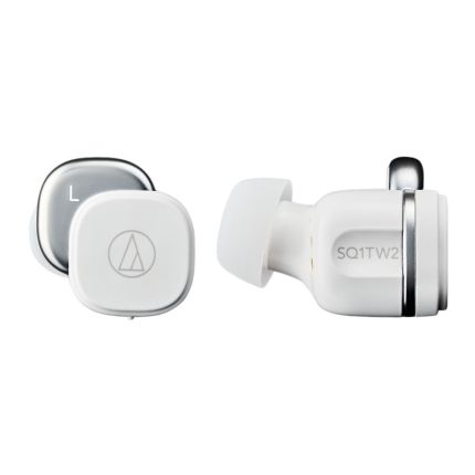 AUDIO TECHNICA ATH-SQ1TW2 WIRELESS HEADPHONE WHITE