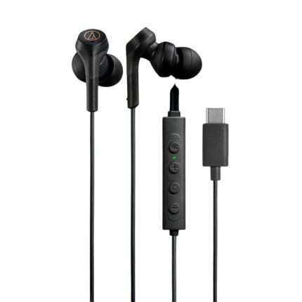 AUDIO TECHNICA ATH-CKS330NC USB-C IN-EAR HEADPHONE  BLACK