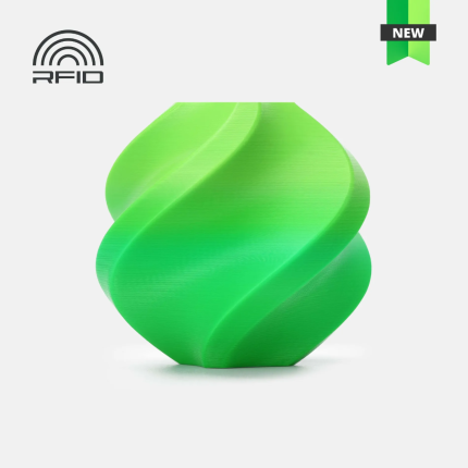 BAMBU PLA BASIC FILAMENT 1KG WITH REUSABLE SPOOL - MINT LIME (BAM-A00-M4-1.75-1000-SPL)