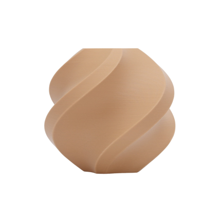 BAMBU PLA MATTE FILAMENT 1KG WITH REUSABLE SPOOL - LATTE BROWN (BAM-A01-N1-1.75-1000-SPL)