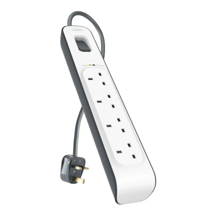 BELKIN 4 OUTLET 2M SURGE PROTECTION STRIP (BSV400af2M-MY)