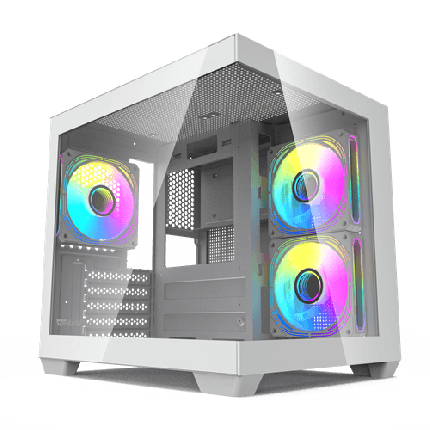 DARKFLASH B275 PRO M-ATX CASING - WHITE