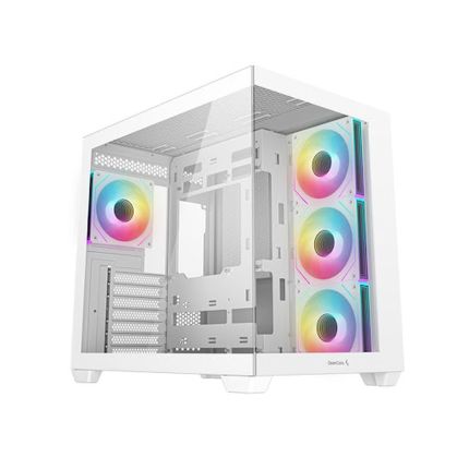 DEEPCOOL CG530 (4 FAN) MID TOWER ATX CASING - WHITE