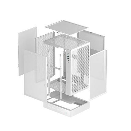 DEEPCOOL CH170 DIGITAL MESH PANEL CASING - WHITE