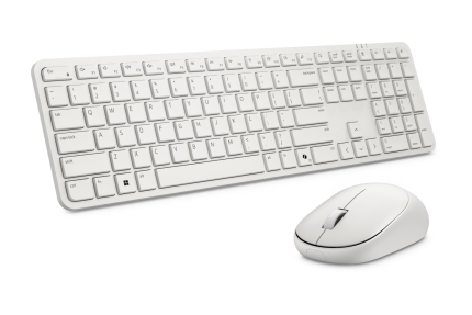 DELL KM526 PRO 5 WIRELESS KEYBOARD AND MOUSE - LIGHT ASH/ WHITE