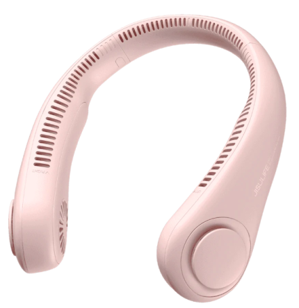 JISULIFE FA14 4000mAh NECK FAN LIFE3 - PINK