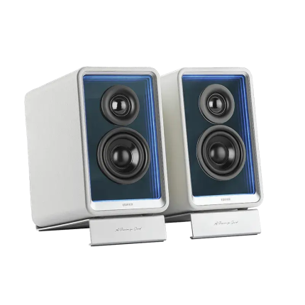 EDIFIER QR65 MONITOR SPEAKERS WITH GaN CHARGER 70W -WHITE