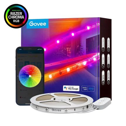 GOVEE H612A RGBIC STRIP LIGHT 5 WITH PROTECTIVE COAT (5M)