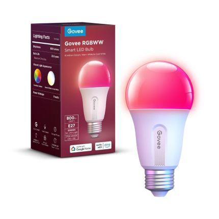 GOVEE (H6004) SMART WIFI &amp; BLE LIGHTBULB 800 LUMENS E27