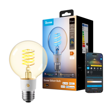 GOVEE (R14C1) EDISON BULB E27 W/SUPPORT MATTER