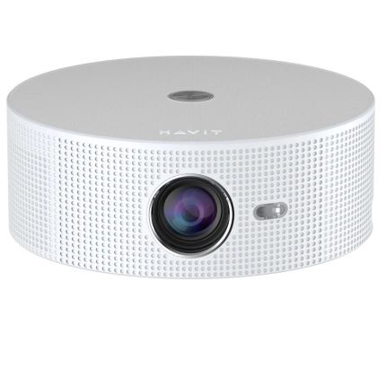 HAVIT PJ217 PRIME MOONSTONE 2.4G/5G DUAL-BAND WIFI 1080P PROJECTOR (7500 LUMENS)