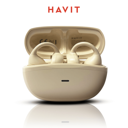 HAVIT OWS916 LITE EARBUDS - BEIGE