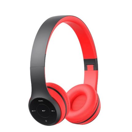 HAVIT HV-H2575BT STEREO BLUETOOTH HEADPHONE - BLACK AND RED