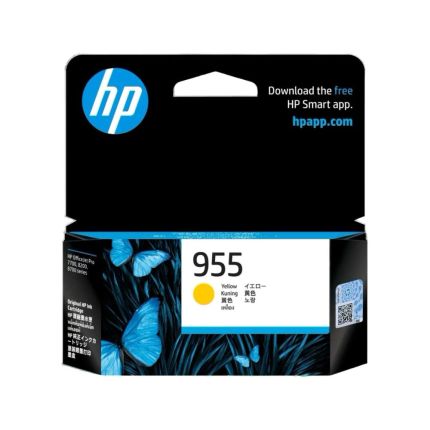 HP L0S57AA YELLOW INK CARTRIDGE (#955) - PRO7740/8710/8720*