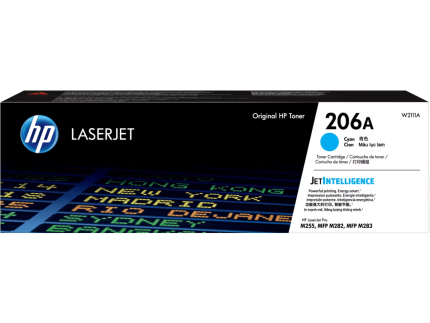 HP W2111A CYAN TONER CARTRIDGES (206A) - M255DW*