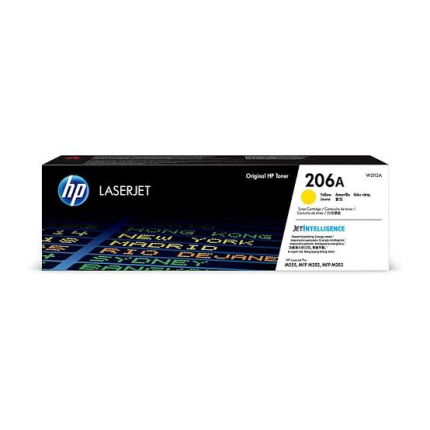 HP W2112A YELLOW TONER CARTRIDGES (206A) - M255DW*