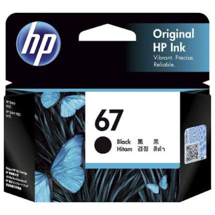 HP 3YM56AA BLACK INK CARTRIDGE (#67) - 2720/2330*