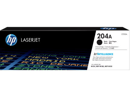 HP CF510A BLACK LASERJET TONER CARTRIDGE (204A) -M154/MFP M180/MFP M181*