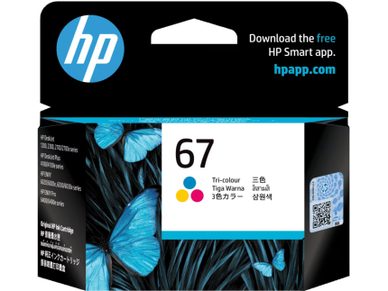 HP 3YM55AA COLOR INK CARTRIDGE (#67) - 2720/2330*
