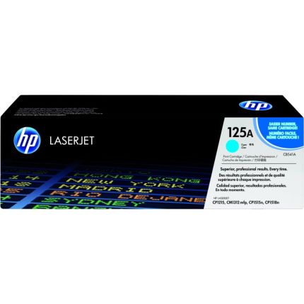 HP CB541A CYAN TONER CARTRIDGE (125A) - CP1515N/CP1215N/CP1518ni