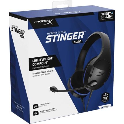HYPERX CLOUD STINGER CORE PLAYSTATION GAMING HEADSET (HX-HSCSC-BK) (4P5J8AA)