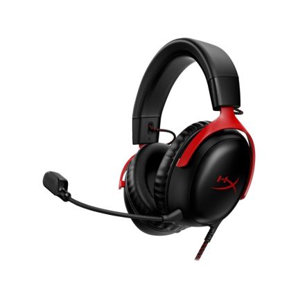 HP HYPERX CLOUD III GAMING HEADSET - BLACK/RED (727A9AA)