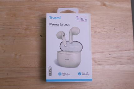 TRUSMI WS04-01 SEMI-IN-EAR WIRELESS EARPHONE - BEIGE