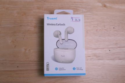 TRUSMI WS04-01 SEMI-IN-EAR WIRELESS EARPHONE - BEIGE