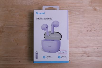 TRUSMI WS04-04 SEMI-IN-EAR WIRELESS EARPHONE - PURPLE