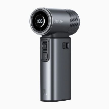 JISULIFE 9000mAh HANDHELD FAN ULTRA2 WITH LED SMART DIGITAL DISPLAY - DARK GREY