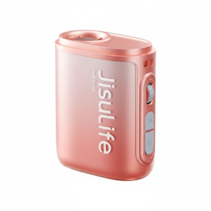 JISULIFE 4000mAh NECK FAN LIFE5  PINK