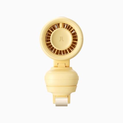 JISULIFE 5000mAh BABY STROLLER FAN LIFE4 CLIP-ON - YELLOW