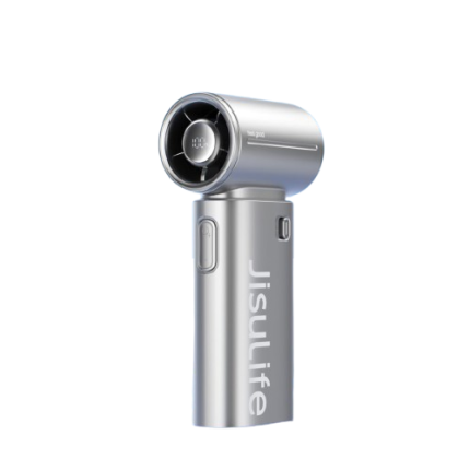 JISULIFE 5000mAh HANDHELD FAN LIFE9S - SILVER