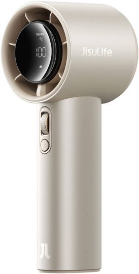 JISULIFE 5000mAh HANDHELD FAN PRO1S (2026) - LIGHT BROWN