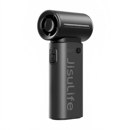  JISULIFE 3600mAh HANDHELD FAN LIFE9 BLACK