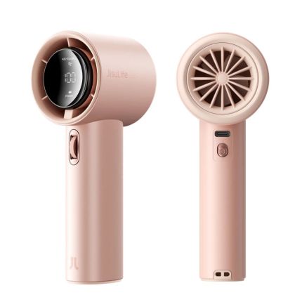 JISULIFE FA53 3600mAh HANDHELD FAN PRO1 WITH LED DISPLAY SCREEN - PINK