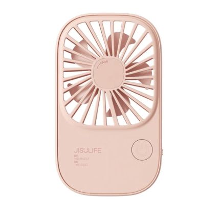 JISULIFE FA49 2000mAh HANDHELD FAN LIFE2 - PINK