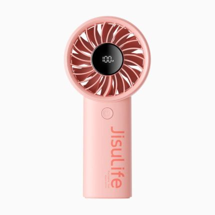JISULIFE 5000mAh HANDHELD FAN LIFE4 - PINK