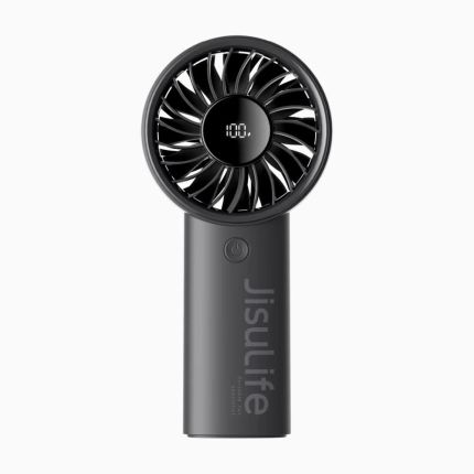 JISULIFE 5000mAh HANDHELD FAN LIFE4 - BLACK