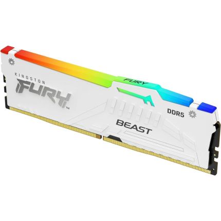 KINGSTON FURY 2X16GB DDR5 5600MT/S SDRAM BEAST RGB - WHITE (KF556C36BWEAK2-32)