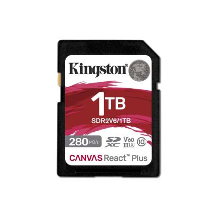 KINGSTON 1TB SD CARD CANVAS REACT PLUS V60 (SDR2V6/1TB)