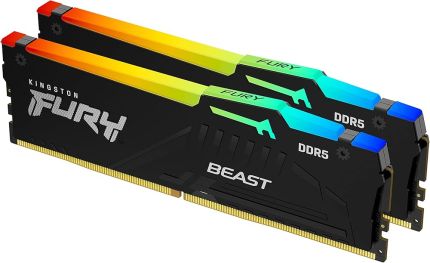 KINGSTON FURY 2X16GB DDR5 6000MT/s SDRAM BEAST (RGB) (KF560C30BBEAK2-32)(740617342895)