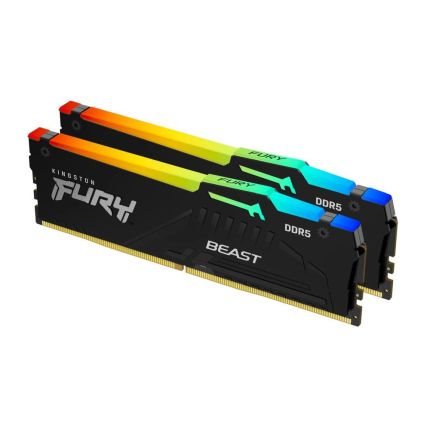 KINGSTON FURY 2X8GB DDR5 6000MT/S SDRAM BEAST (RGB) (KF560C36BBEAK2-16BK) (TRAY)