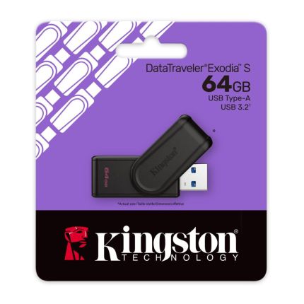 KINGSTON 64GB EXODIA S USB 3.2 FLASH DRIVE (DTXS/64GB)