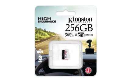KINGSTON 256GB HIGH ENDURANCE 95MB/S R MICRO SD CARD (SDCE/256GB)