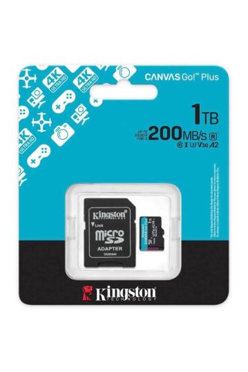 KINGSTON 1TB CANVAS GO PLUS 200MB/S R MICRO SD CARD (SDCG4/1TB)