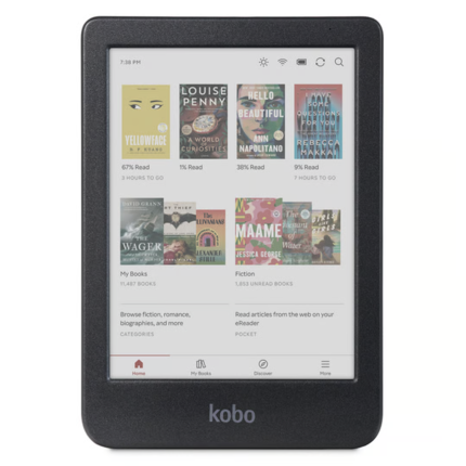 RAKUTEN KOBO CLARA COLOUR EREADER (16GB/WIFI/TOUCH) - BLACK (N367-KU-BK-K-CK)