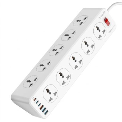LDNIO (SC10610C) 10 UNI OUTLETS POWER STRIP - 6 USB PORTS (UK)